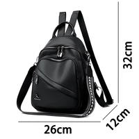 2026 Sac à Dos de Luxe pour Femme avec Logo Métallique Exquis, Sac à Dos de Créateur Multifonctionnel Grande Capacité, Sac à Dos pour Livres 2