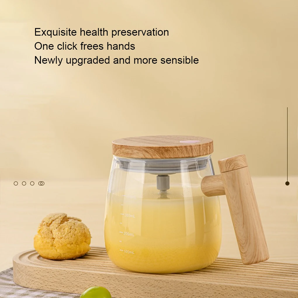 BPA-free Waterproof Glass Self Stirring Mug Gift Idea Eco-friendly Product Self Stirring Coffee Mug