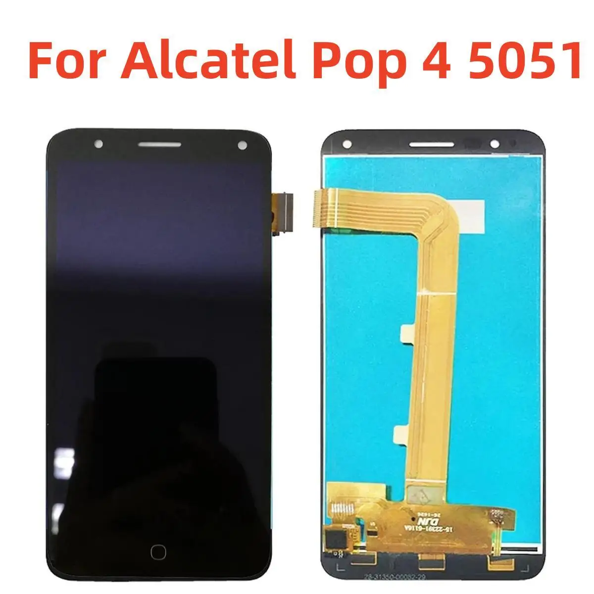 

5.0" LCD Screen For Alcatel Pop 4 5051 5051D 5051X 5051J 5051M OT5051 LCD Display Touch Screen Digitizer assembly With Frame