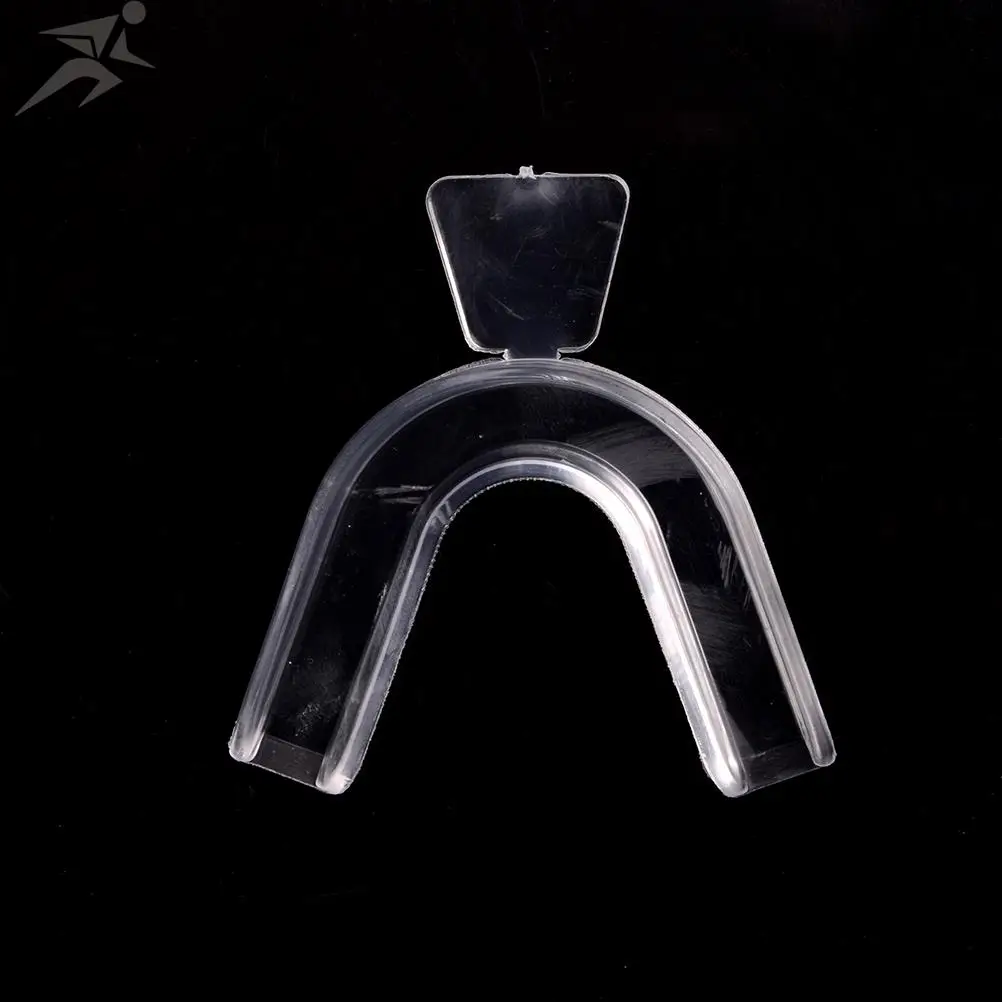 2PCS Whitening Guard Gum Shield for Boxing Basketball Transparent Thermoform Moldable Mouth Teeth Dental Trays Teeth