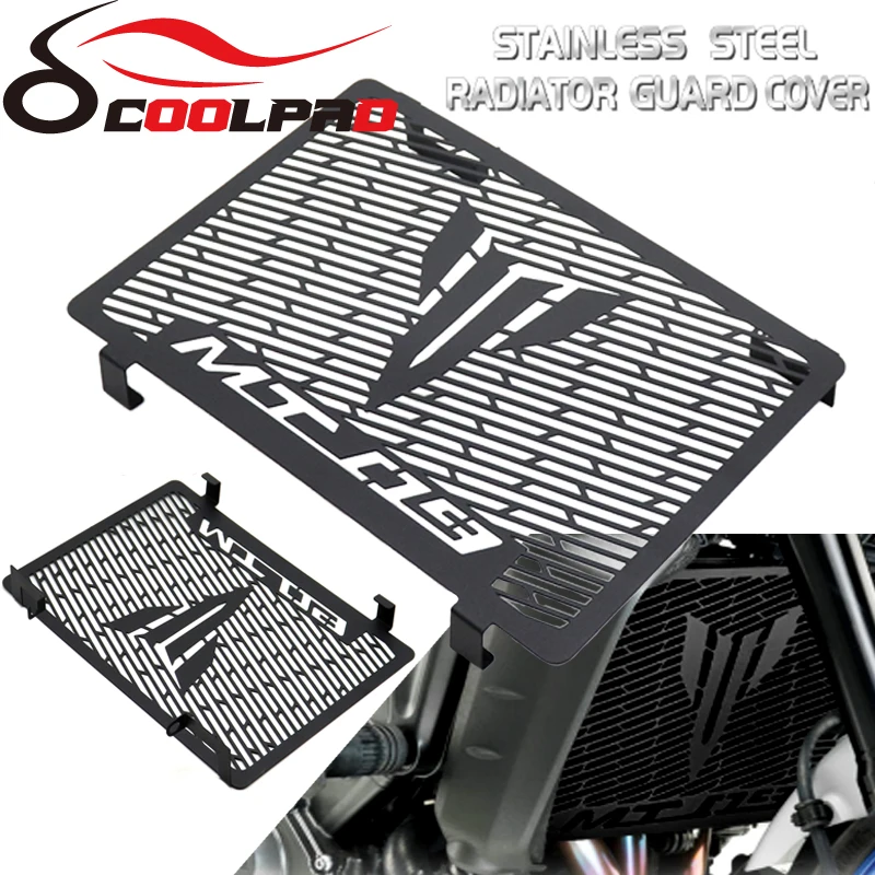 

For YAMAHA MT09 2014-2019 MT-09 Tracer 900 GT FZ-09 XSR900 Stainless Steel Radiator Grille Grill Cover Guard Protector MT 09 NEW