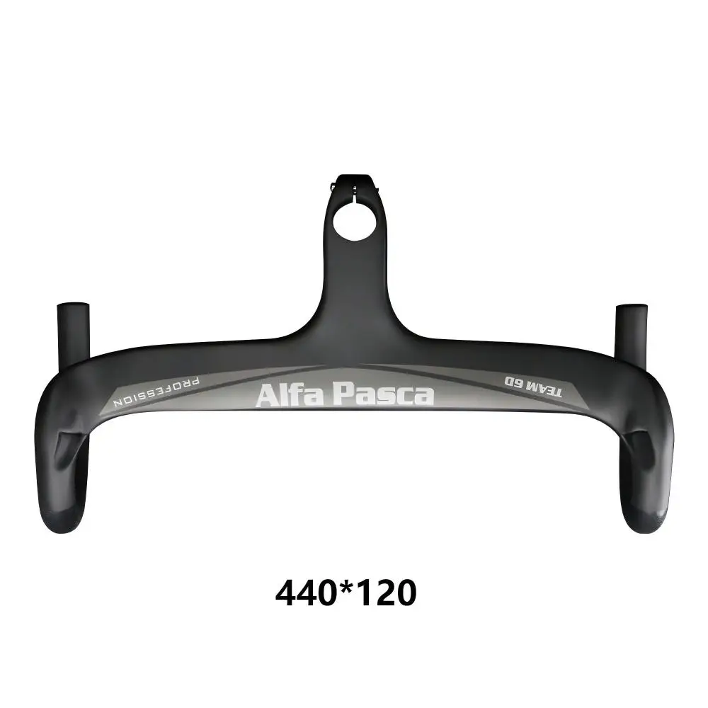 Guidon De Vélo De Route T800 En Fibre De Carbone Léger Intégré 380/400