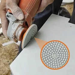 Ceramic Tile Polishing and Chamfering Disc - 80mm (1pc)