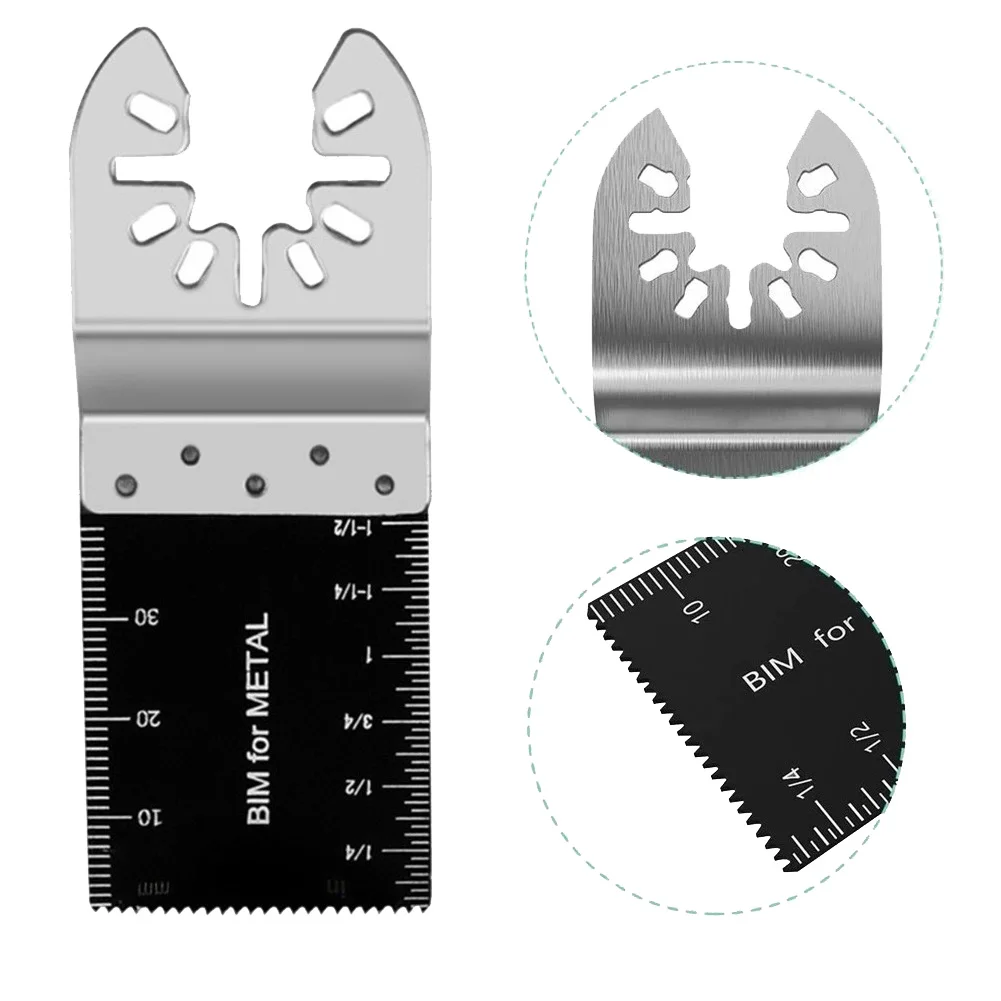 Nicoport 14Pcs Oscillating Saw Blades Sharp Multitool Blades Wear Resistant Oscillating Blades