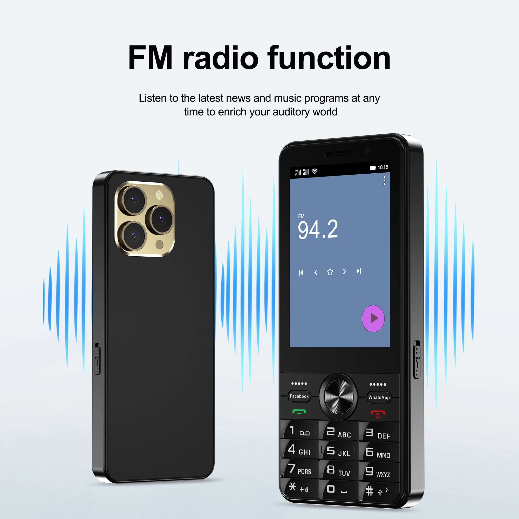 SERVO F24 PRO 4G Network Smartphone Android Google Play WiFi 2500mAh Battery Flashlight 3.5“ Touch Screen Smart Phone 2 SIM Card