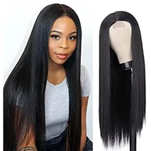 

Women's Long Wigs Synthetic Straight Lace Wig Natural Brown Pink 1B/613# Hair Heat Resistant Fiber For Drag Queen Daily Toupee
