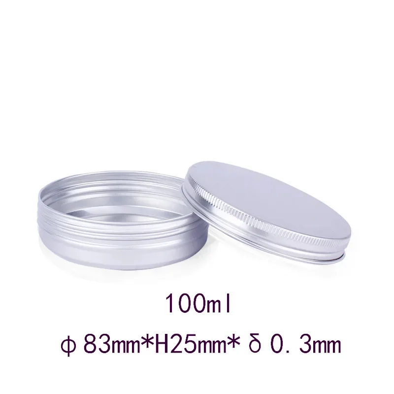 5g 10ml 20g 40ml 80ml Pequeño Vacío Redondo De Aluminio, Metal, Contenedor, Tuche, Tarro, Bote, Bot De Bálsamo Con Tapa De Ajuste De Ventana De Vista Transparente - AliExprs 66