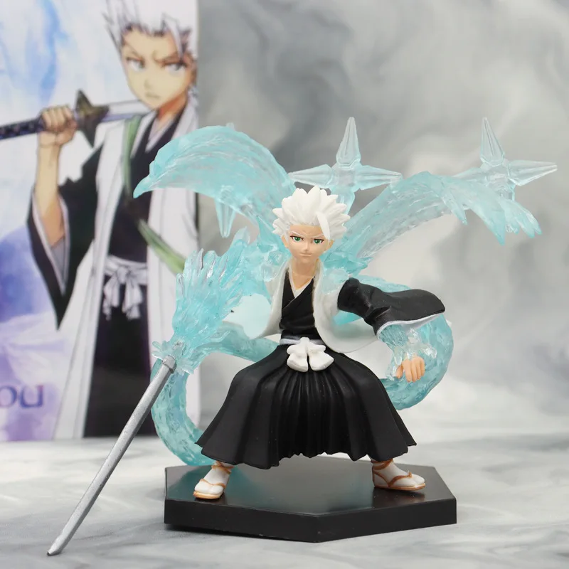 

10cm BLEACH Shirou Hyorin Maru Hitsugaya Toushirou Action figure toys doll Christmas gift with box