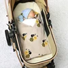 Newborn Baby Blankets Cotton Knit Sleepsack Breathable Infant Girls Boys Bed Cute Bees Quilt Stroller Swaddle Soft Cover 90*70CM 4