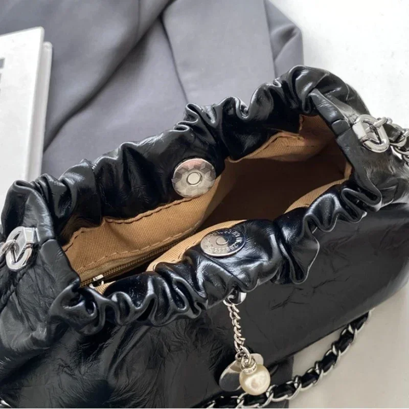Y2K Millennium Bag Women 2025 New High Sense Shoulder Bags Summer Chain Bag Fashion Bucket Bag Messenger Bags Purses Handbags 6