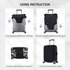 Giraffe funny cartoon Thicken Luggage Cover Elasticity Trolley dust cover Suitcase Protection Cover Suitcase Case Accessories 4