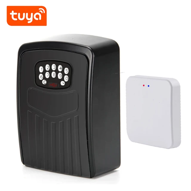 Tuya Bluetooth Key Security Boxes Remote Unlock Password Smart Home Life Inteligente Lock Storage Box Included Hub ﻿ 1