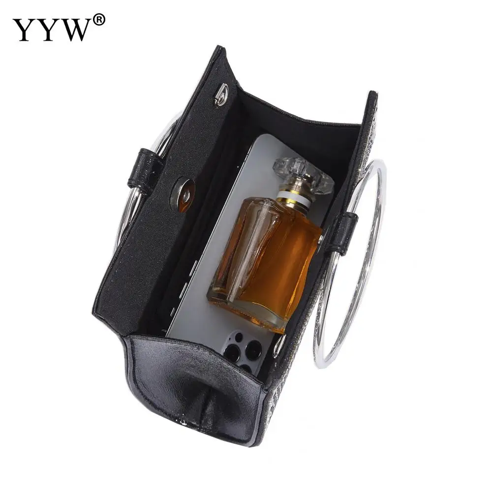 Luxury Diamond Evening Clutch Bags Women Purse Handbag Elegant Ring Handle For Women Bride Bridesmaid Wedding Party Handbag