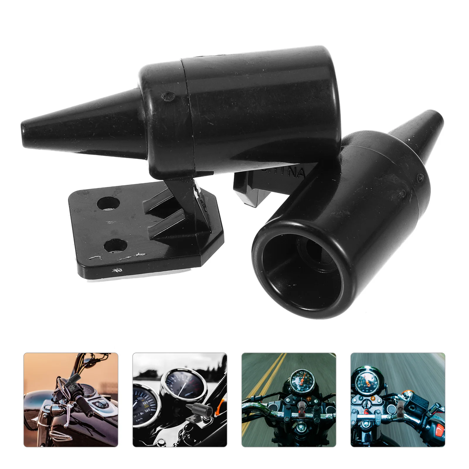 

6 Pcs Deer Whistle Car Deterrent Warning Devices Plastic Whistles for Necessities Electronic Horn Motorcycle Safety Kit