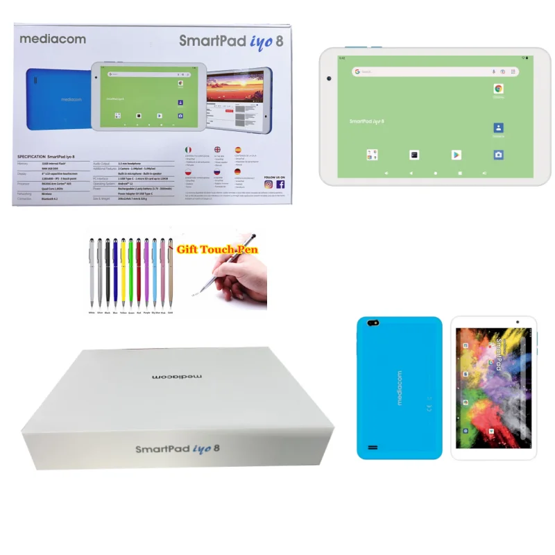 8 INCH Type-C 8FY Android 12 Tablet PC - 3GB RAM, 32GB ROM, Quad-Core, WiFi, Dual Camera, 1280x800 IPS Screen Description Image.This Product Can Be Found With The Tag Names Computer Office, Tablet, Tablets