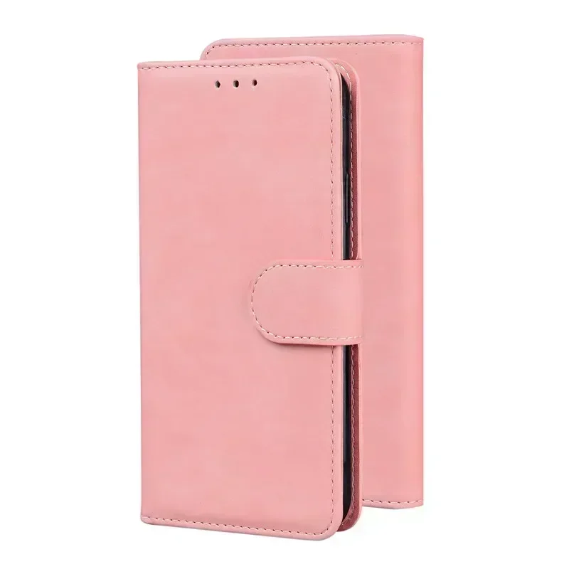 Magnetic Geometric Textile Wallet Book Cover Phone Case