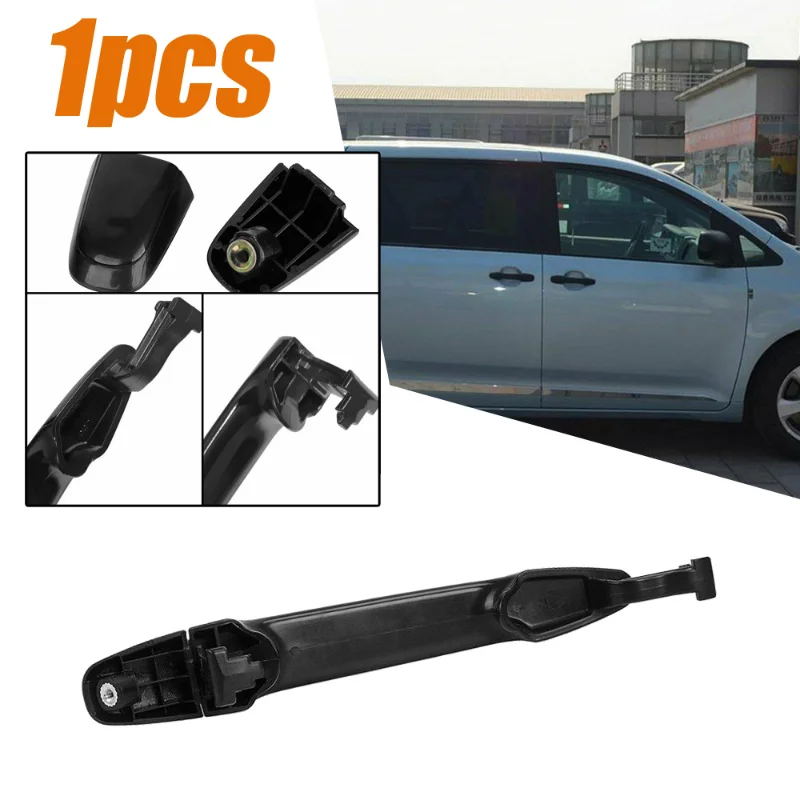 1pc Car Exterior Sliding rear Left Right Door Handle Plastic Outside Door Handle Replace Accessories for Toyota Sienna 2004-2010