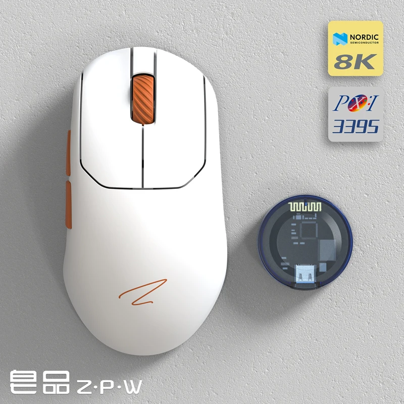 New Zaopin ZPW Max Wireless Bluetooth Mouse 8k Tri Mode