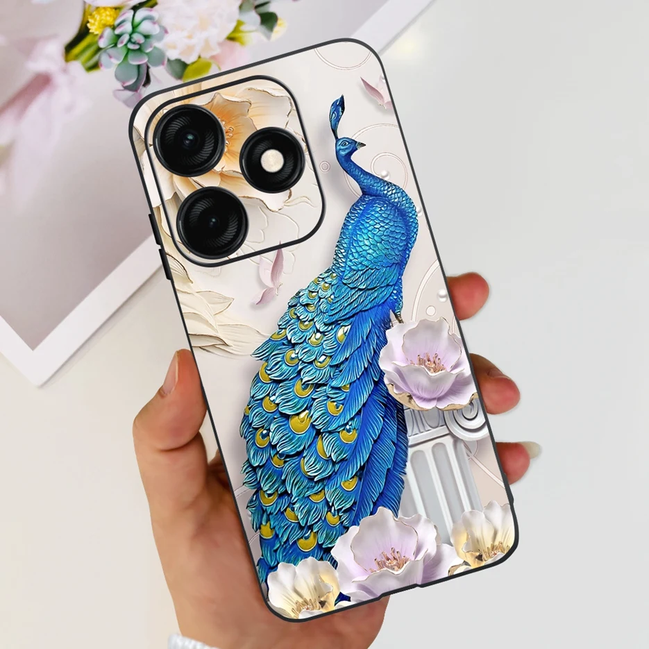 Stylish Shockproof Painted Phone Case with Soft Bumper