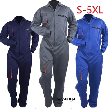 Work Overall Uniform Men Women Working Coveralls Welding Suit Car Repair Workshop Mechanic Plus Size Clothes