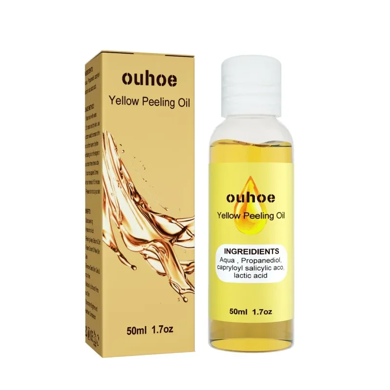 Yellow peeling oil exfoliating elbow knee Deep cleaning Bleaching fade Dark spots melanin brighten skin whiten Remove Dead skin whitening cream body scrub body peeling lotion