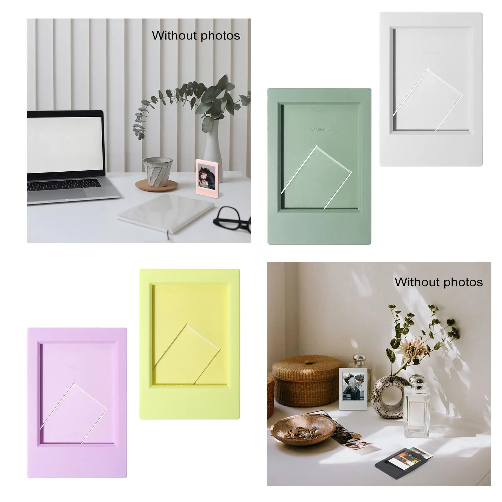 Colorful 3-Inch Instax Mini Film Vertical Photo Frame