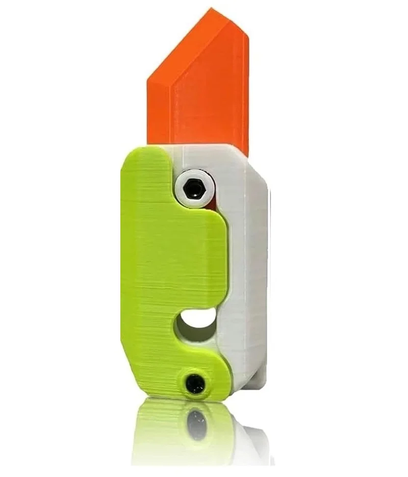 1 Pezzo Fidget Knife, Giocattolo Coltello A Gravà 3d, Plastica A - Foto 8