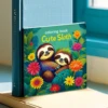 Adult Picture Book - 24 Pages Cute Sloth Coloring Book - Helps Reduce Stress and Ease Emotions Graffiti Painting Drawing Art 2