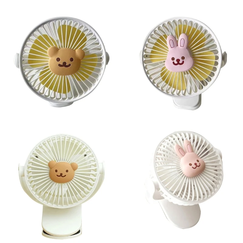 

Portable Fan for Stroller Wheelchair Rechargeable Cooler Fan Multi-Use Cooling Fan Summer Baby Outdoor Essential