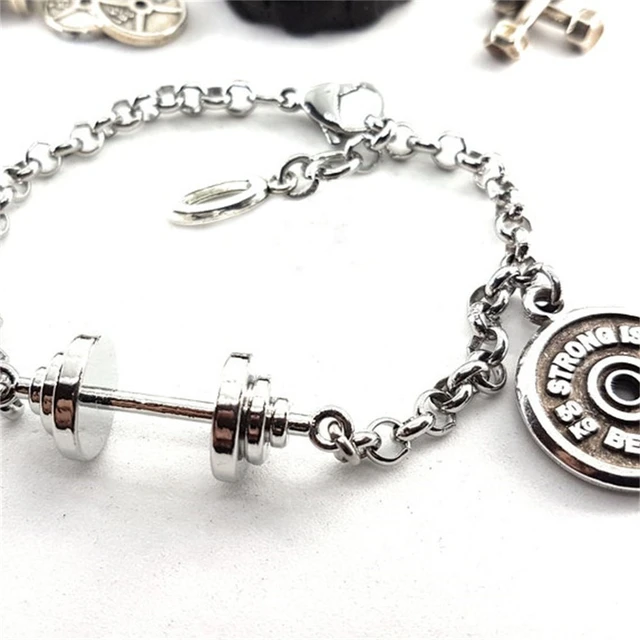 Pulsera De Pesas De 10 Piezas, Joyería De Fitness, Regalo De Culturismo,  Gimnasio, Pesas, Pesas - Pulseras - AliExpress