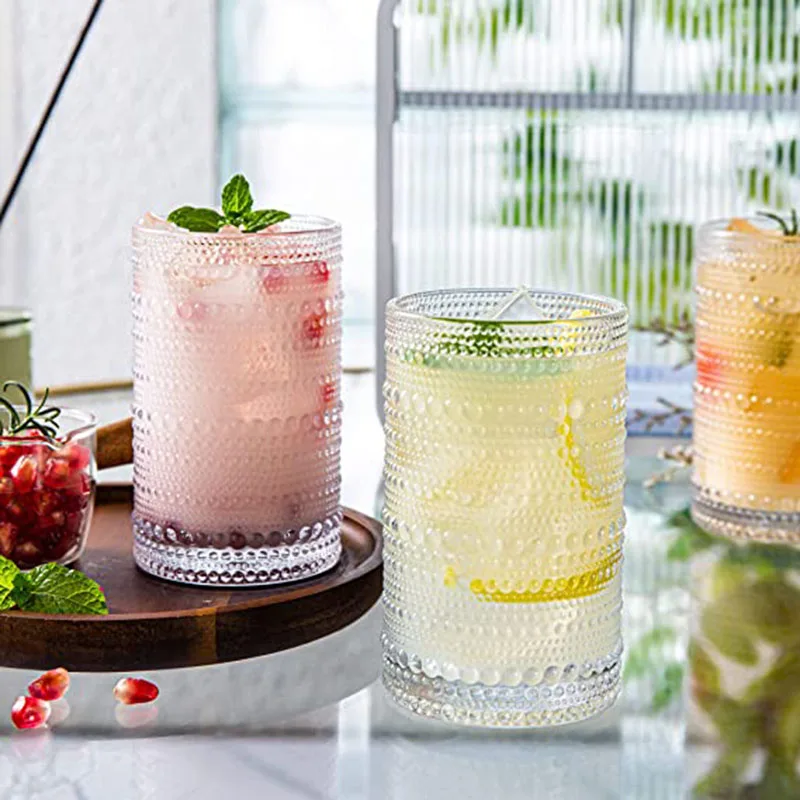 Textured Drinking Glasses