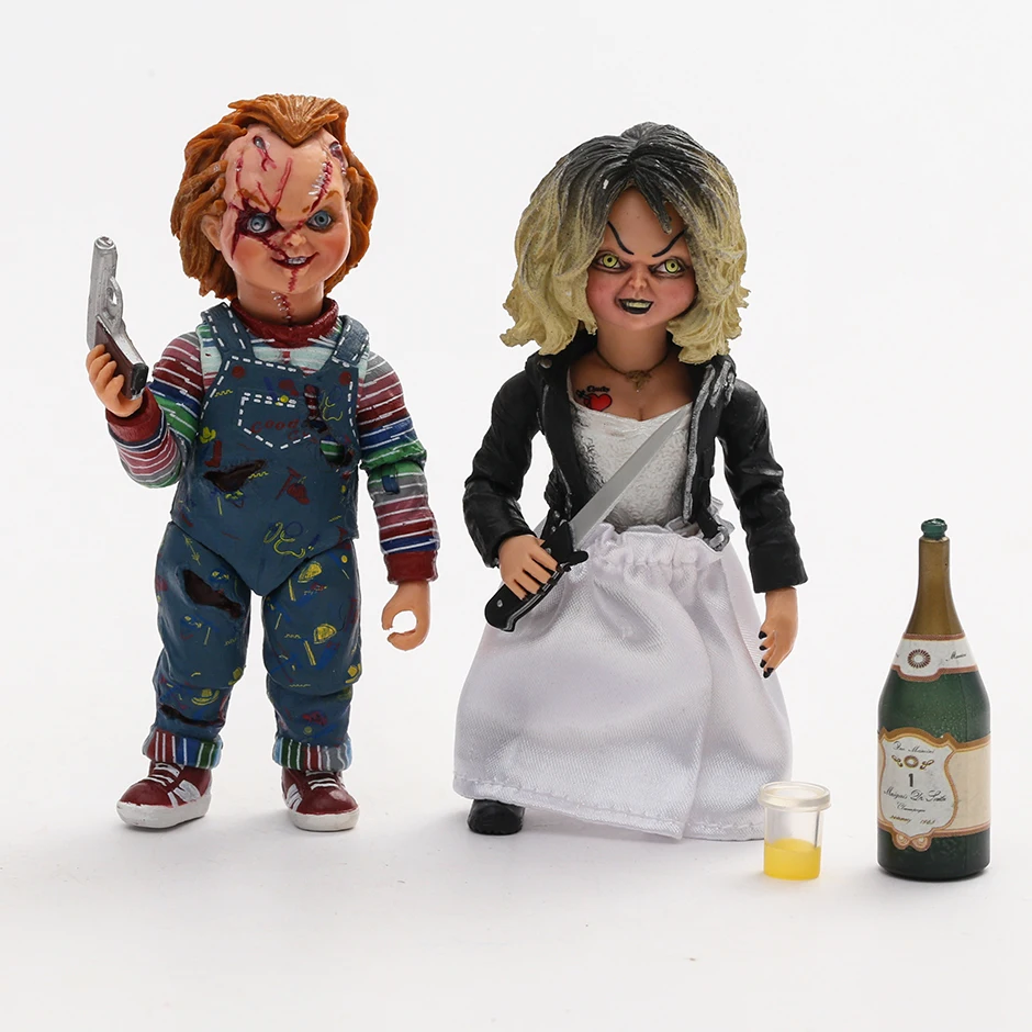 [レア]NECA製 CHUCKY & TIFFANYフィギュア　チャッキーの花嫁 05ab7159ce03e8692195ad01a63190