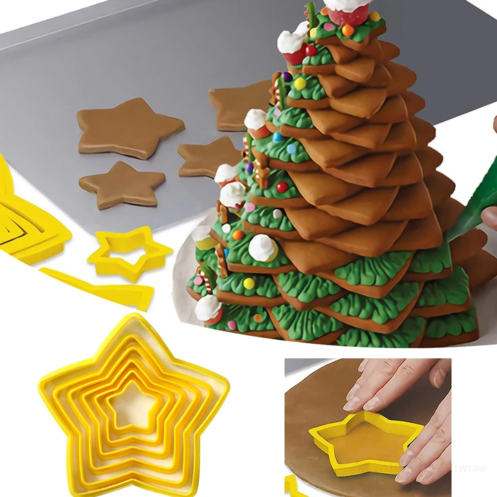 Cookie Cutter 6pcs/Set Star Shape