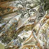Golden flowers Press on Small fur surface curtains for hotel Hall Curtain Classic elegant Living Room Curtains Apricot gold new 5