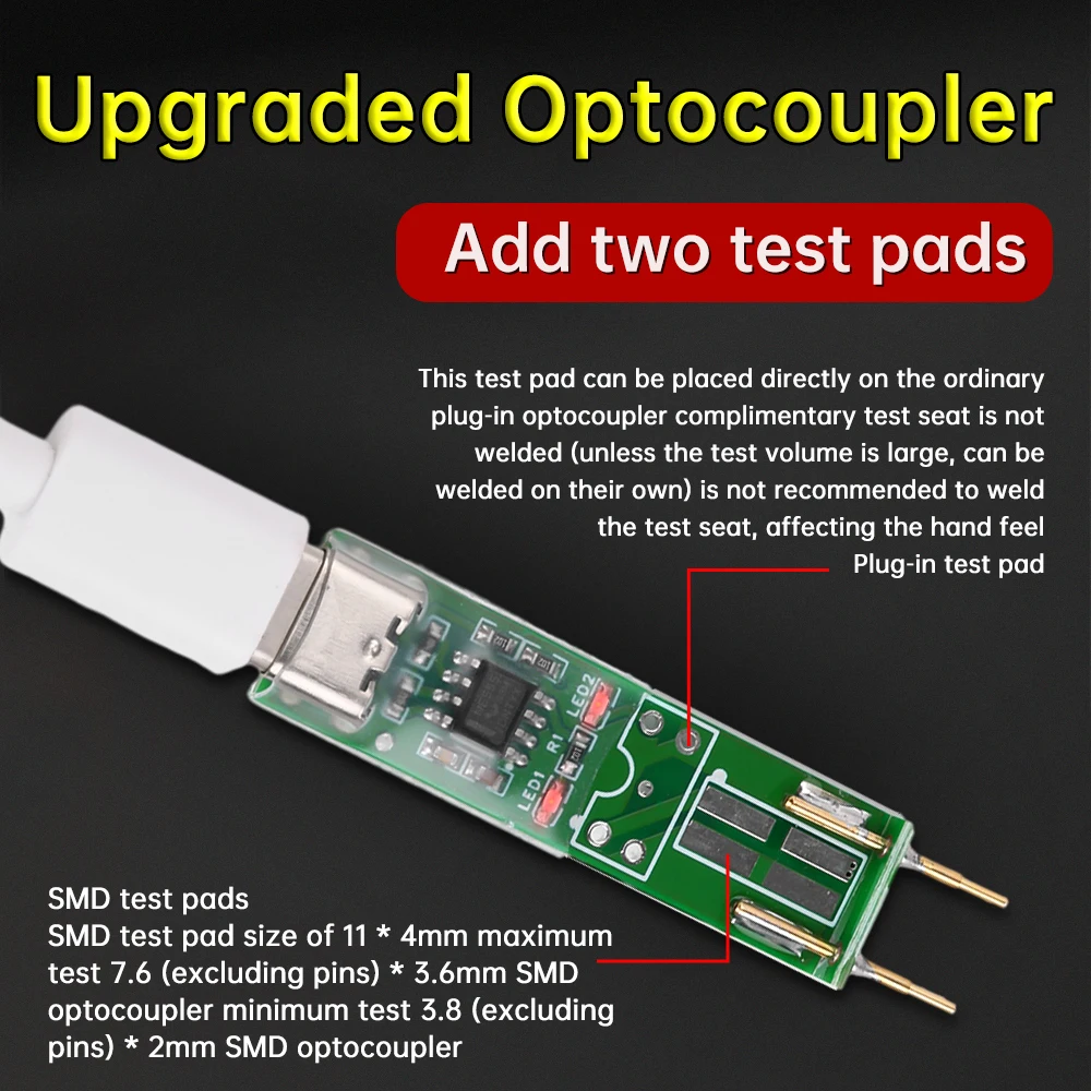 Optocoupler Tester Electronic Repair Optocoupler Test Board Four-Pin In-Line 3.0/4.0/5.0/6.0 Generation