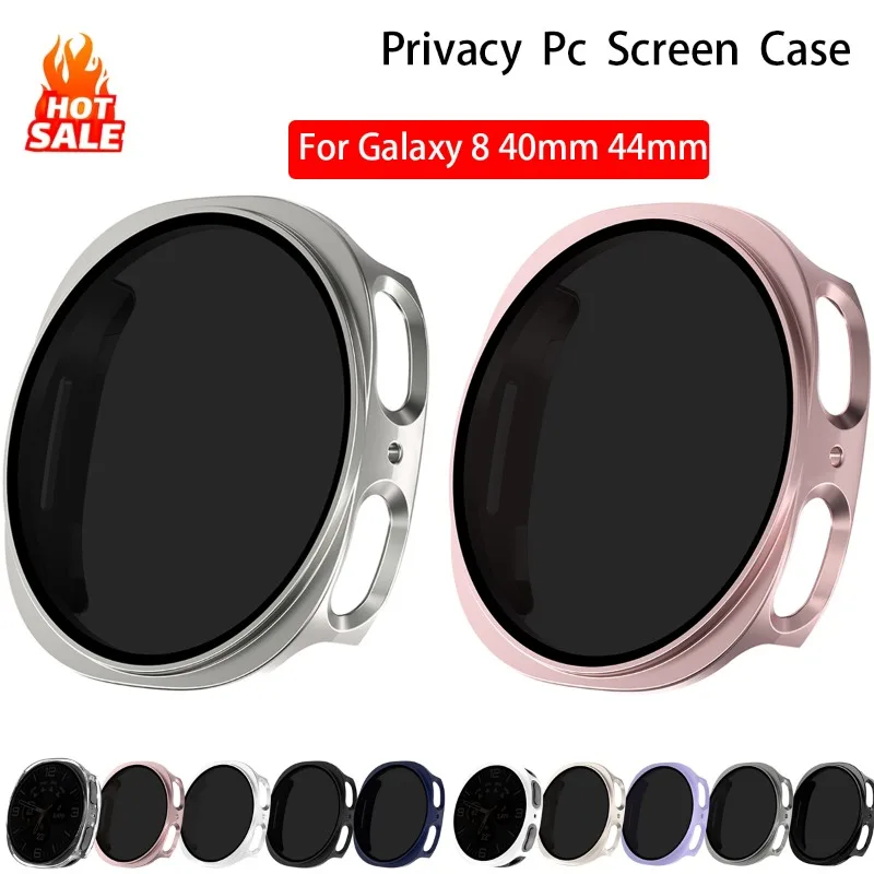 Enhanced Privacy Film and Protective PC Case with Tempered Glass Screen Protector