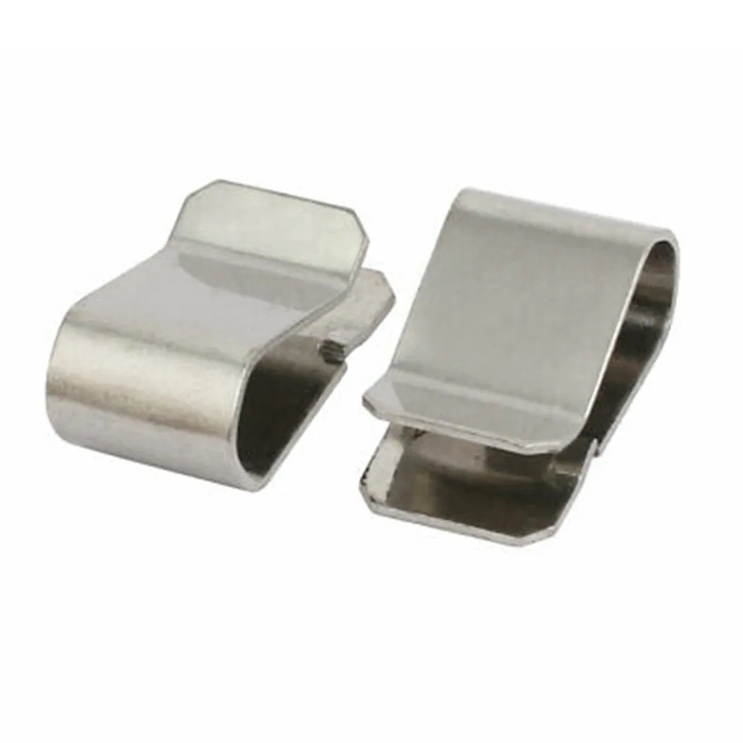 Cable Clip 20pcs Stainless Steel Silver Tone Solar Photovoltaic Parts Accessories Cable Clip Wires Clamp