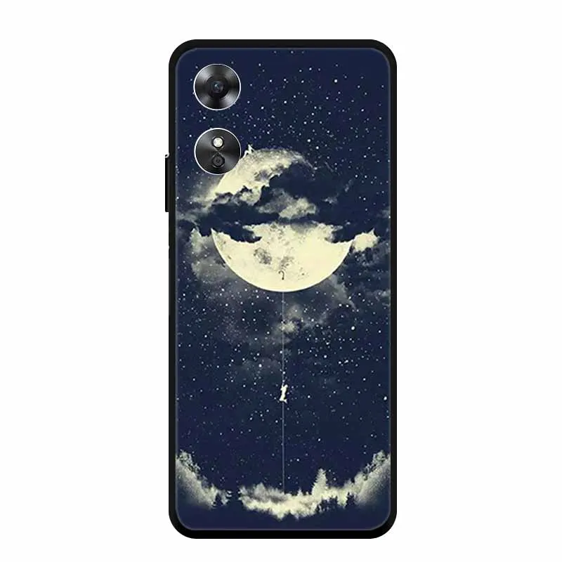 Cool Animal Design Black Edge Silicone Soft Phone Cover Case