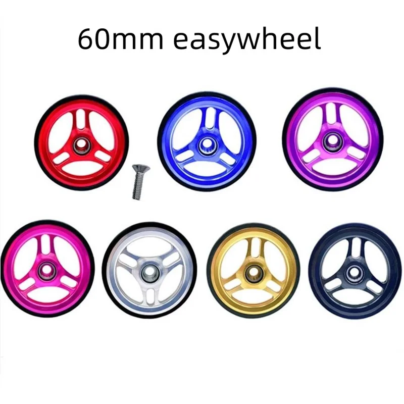 

1 шт. easywheel 60 мм для вспомогательного пускового колеса brompton esy wheel
