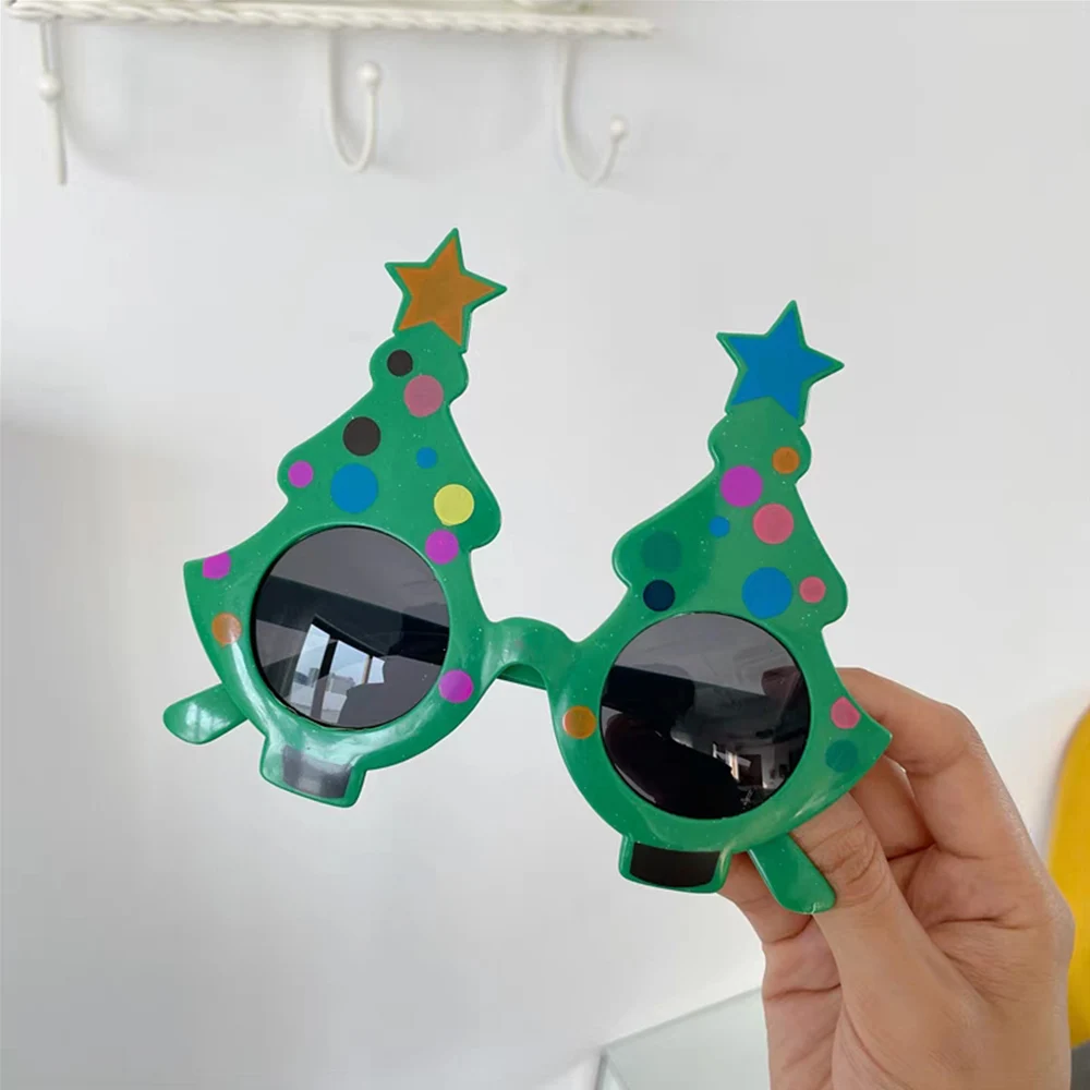 Christmas Glasses For Children And Adults Party Decoration Christmas Tree Glasses Decorative Frames