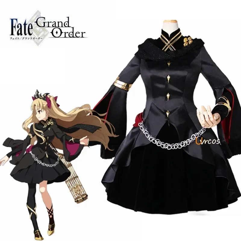 

FGO Fate Grand Order Ereshkigal Coat Dress Uniform Outfit Anime Cosplay Costumes