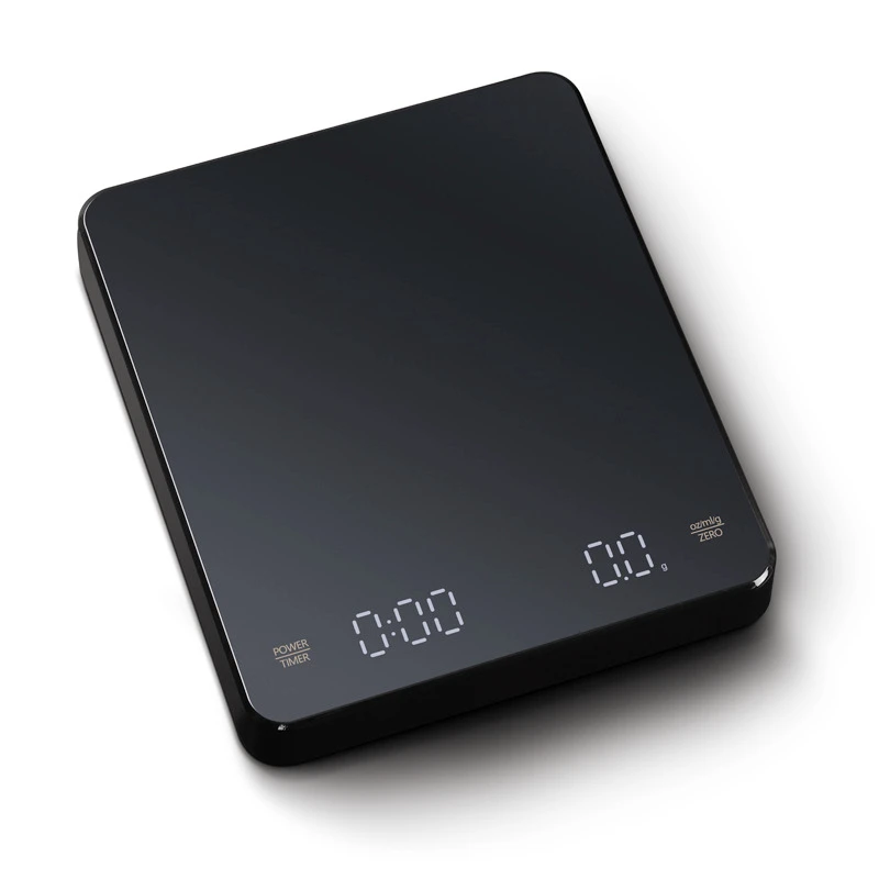 

Лидер продаж, черные зеркальные базовые + электронные весы со встроенным автоматическим таймером, кухонные весы для приготовления эспрессо и кофе