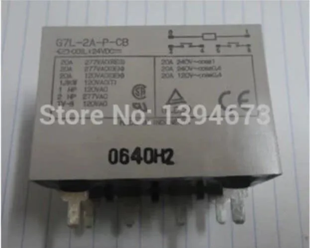 

HOT NEW relay G7L-2A-P-CB 24VDC G7L-2A-P-CB-24VDC G7L-2A-P G7L-2A G7L2APCB G7L 24VDC DC24V 24V DIP6 2PCS/LOT