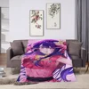 Oshi No Ko Anime Double Bed Blankets and Blankets & Throws Home and Decoration Plaid Bedspread on the Bed Picnic Blanket Cobija 1