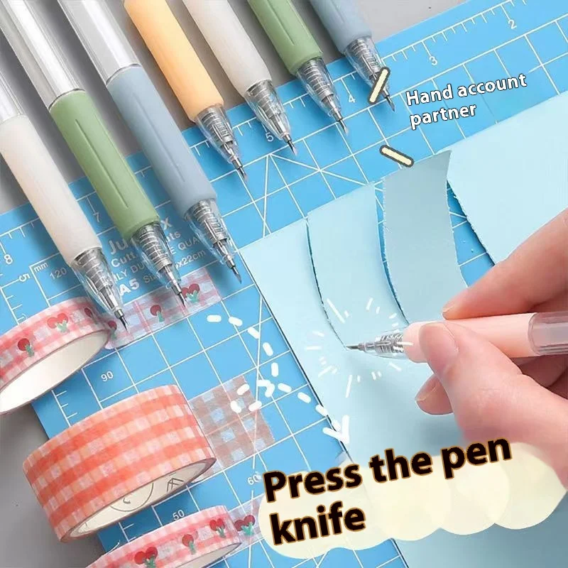 Description Picture 3 of itemArt Utility Knife Pen Refill Stickers Scrapbooking Cutting Tool Express Box Knife School Supplies DIY Craft Supplies
