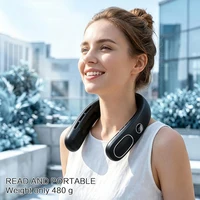 Ventilateur de cou de refroidissement à semi-conducteur sans lame, Mini refroidisseur d'air Super Cool, mains libres, silencieux, pour voyage, étude, utilisation quotidienne en été 4