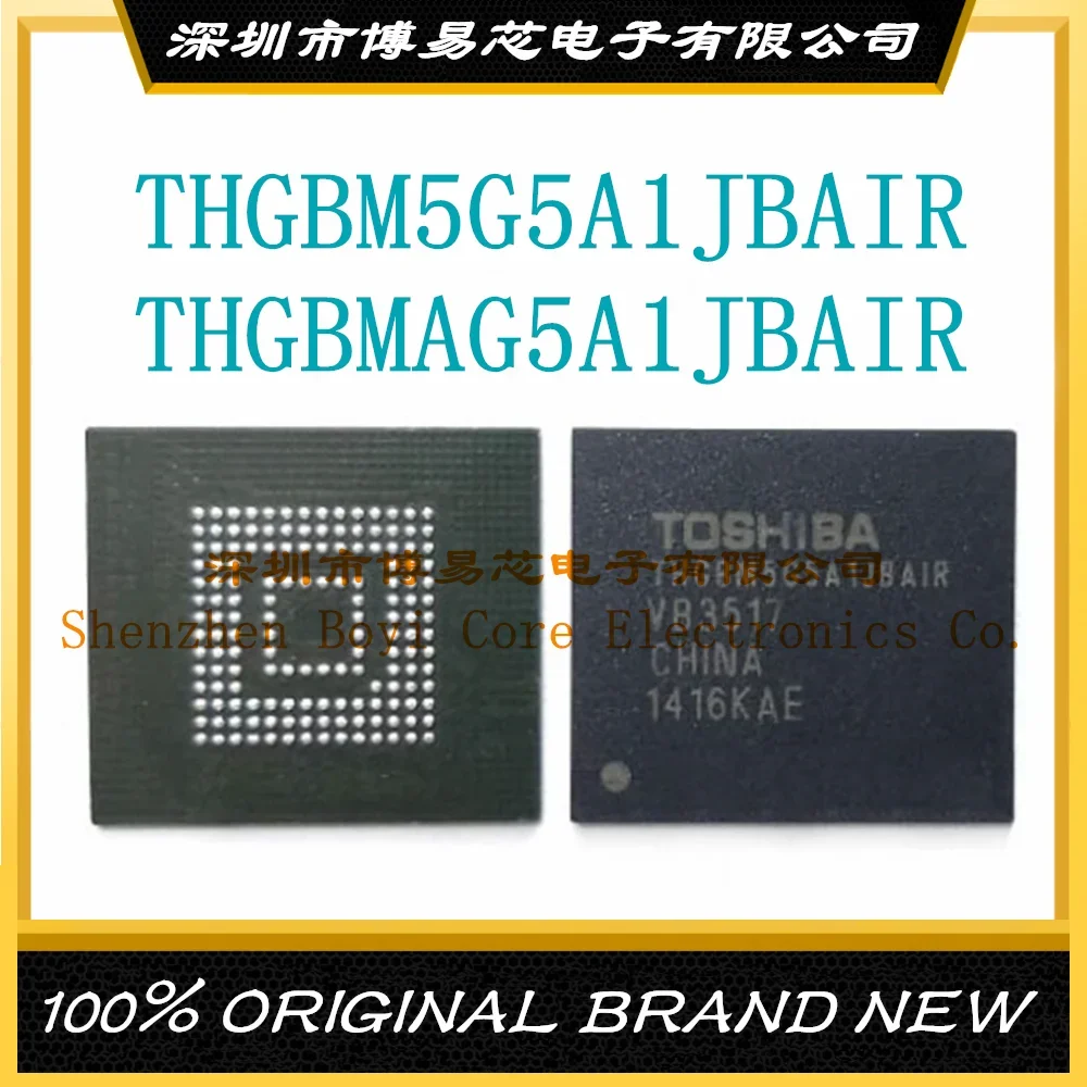 THGBM5G5A1JBAIR THGBMAG5A1JBAIR 4G 153BGA emmc repair memory IC chip 1pcs lot new originai thgbm5g6a2jbair or thgbm5g7a2jbaim or thgbm5g8a4jbaim or thgbm5g9b8jbaie fbga153 emmc 8gb