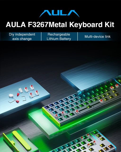 Led Backlit Keyboard | Aula Wired Keyboard | Keyboard Blue Aula | Aula  Keyboard Keys - Keyboards - Aliexpress
