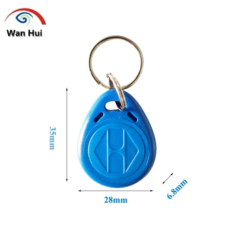 Pack of 5 Rewritable RFID Key Tags - Blank NFC Tag Cards for Duplication and Overwriting