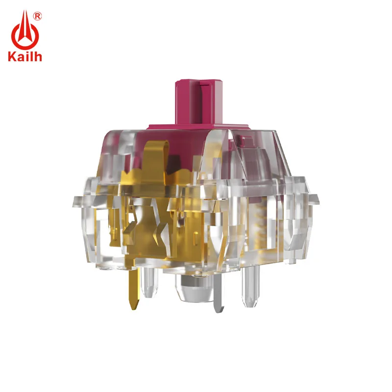 Kailh Crystal Wine Red Switch Linear Switch for Mechanical Gaming